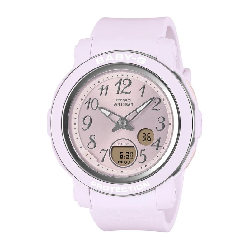 Reloj CASIO BABY-G BGA-290SA-6AJF JDM Ana-Digi para mujer, color morado claro.