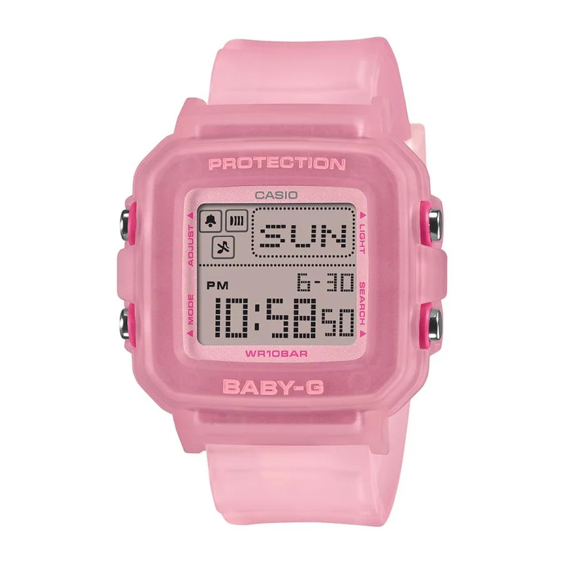 Reloj CASIO BABY-G+PLUS BGD-10KG-4JR JDM Retro Jelly Pink de 2 vías para mujer