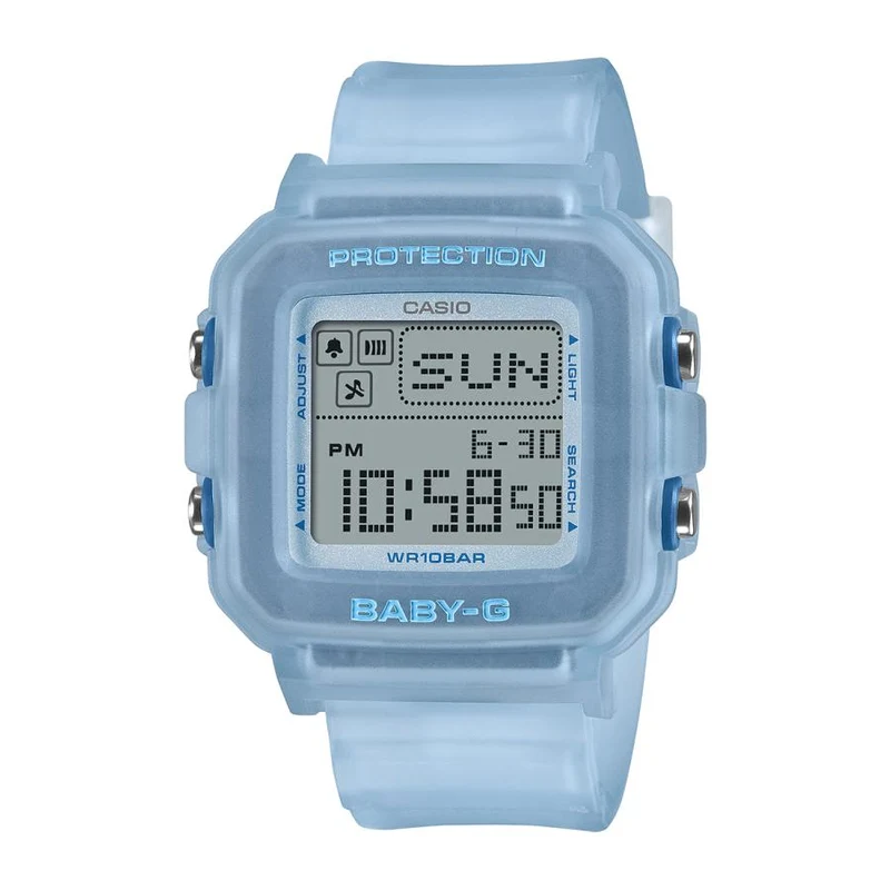 Reloj CASIO BABY-G+PLUS BGD-10KG-2JR JDM Retro Jelly Blue de 2 vías para mujer