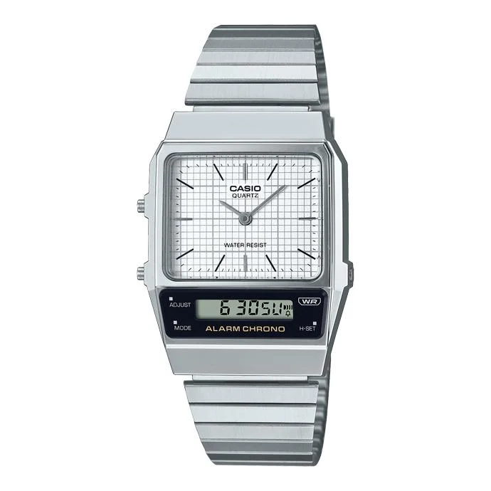Reloj unisex analógico-digital CASIO CLASSIC AQ-800E-7AJF JDM plateado
