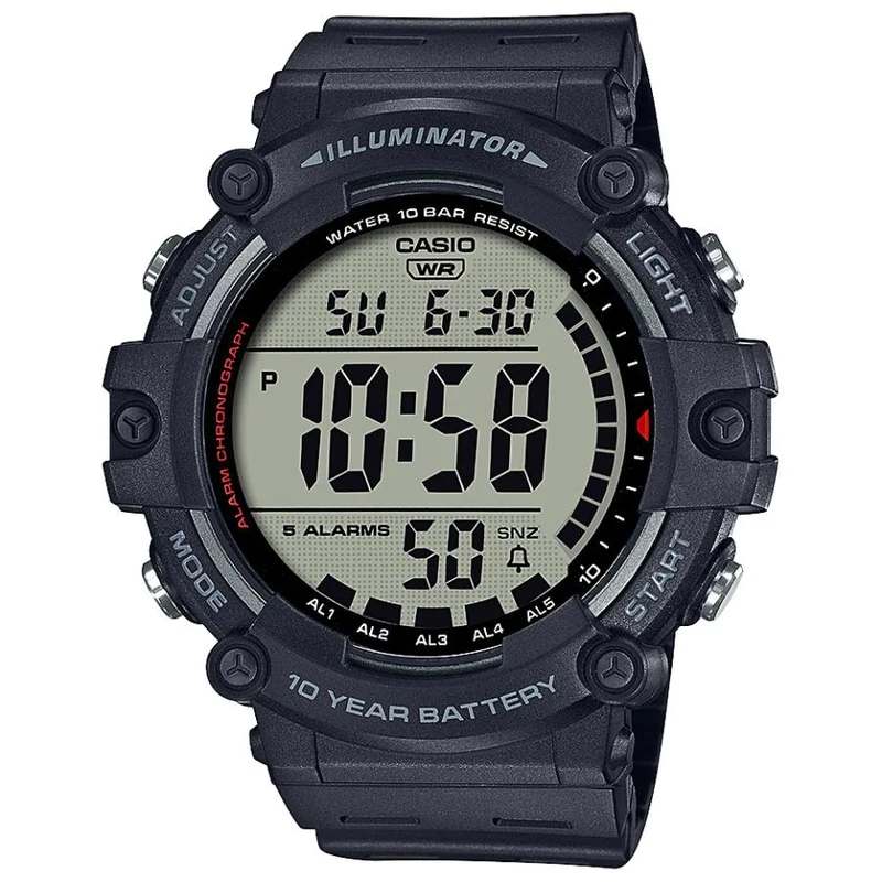 Reloj digital para hombre CASIO COLLECTION SPORTS AE-1500WH-1AJF JDM negro
