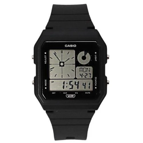 Reloj unisex digital con hora mundial CASIO COLLECTION STANDARD LF-20W-1AJF JDM negro