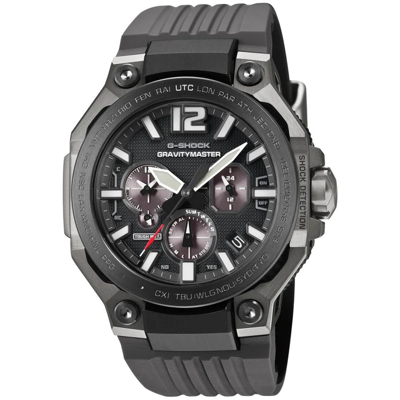 Reloj analógico para hombre CASIO G-SHOCK MASTER OF G GRAVITYMASTER GWR-B3000B-8AJF JDM con control remoto, energía solar, Bluetooth, color gris.