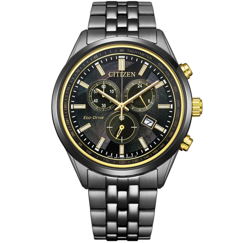 CITIZEN COLLECTION AT2576-68E JDM LIGHT en NEGRO Cronógrafo Eco-Drive Edición Limitada 50 Aniversario