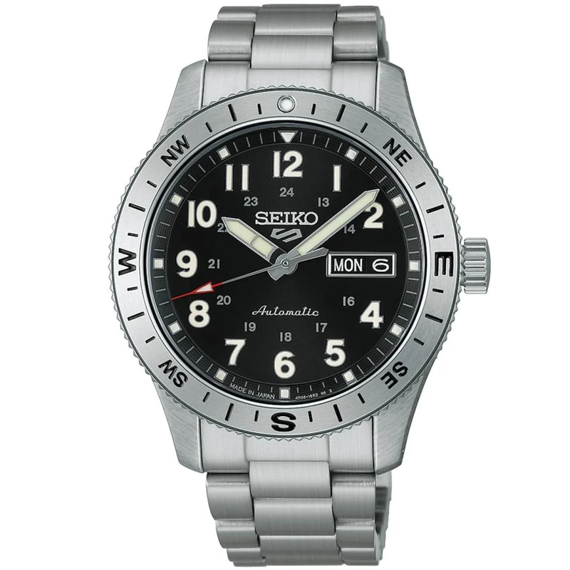 SEIKO 5 SPORTS HDB007J JDM Field Automático con Día y Fecha Blanco Fabricado en Japón