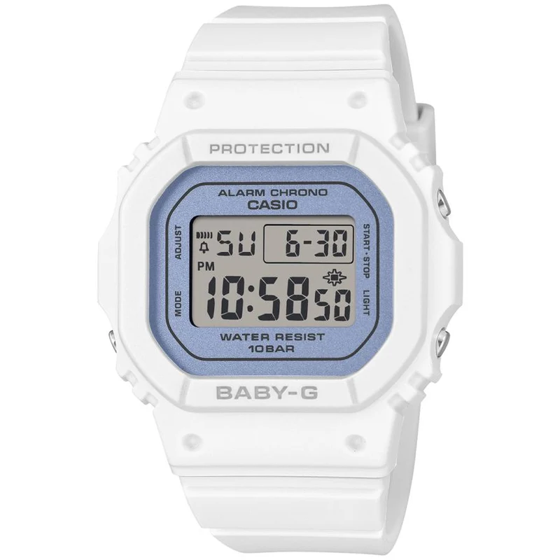 Reloj digital para mujer CASIO BABY-G BGD-565SC-2BJF con esfera brillante azul, estilo JDM.