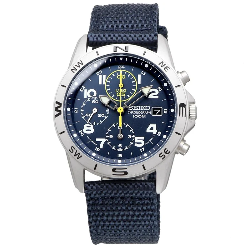 Reloj cronógrafo de cuarzo SEIKO para hombre SND379R