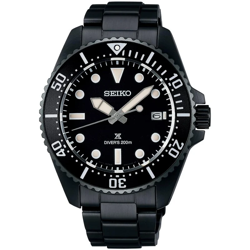 Reloj Seiko Prospex Diver Scuba Solar SBDJ065 para hombre, solar, negro