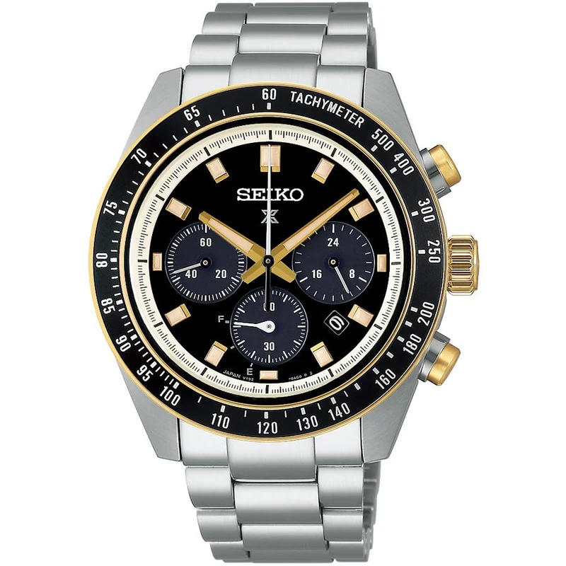 Reloj Seiko Prospex Speedtimer Solar Chronograph Classic Motorsports Circuit Race para hombre SBDL113