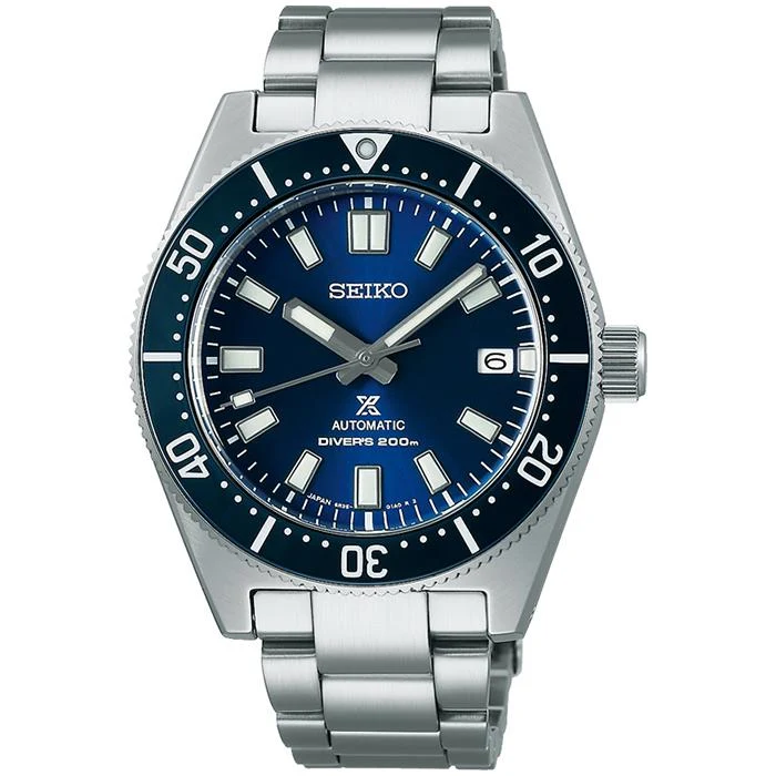 Reloj mecánico de buceo Seiko Prospex 1965, diseño moderno, edición limitada, SBDC163, reloj mecánico para hombre, azul, exclusivo.