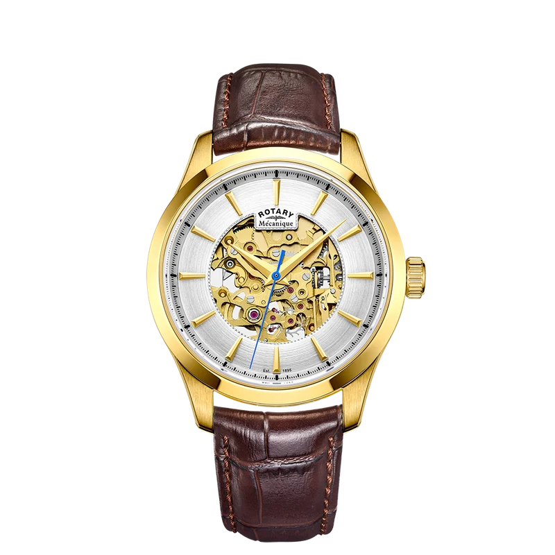 Rotary Mecanique Skeleton Automatic Watch- GS05035/03