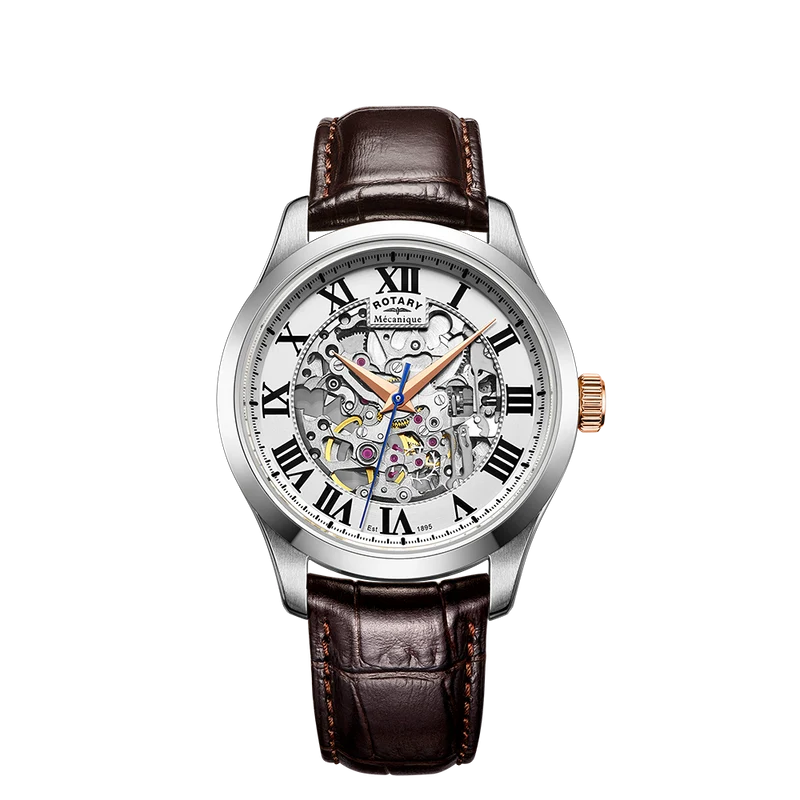 Rotary Mecanique Skeleton Automatic Watch - GS05032/21