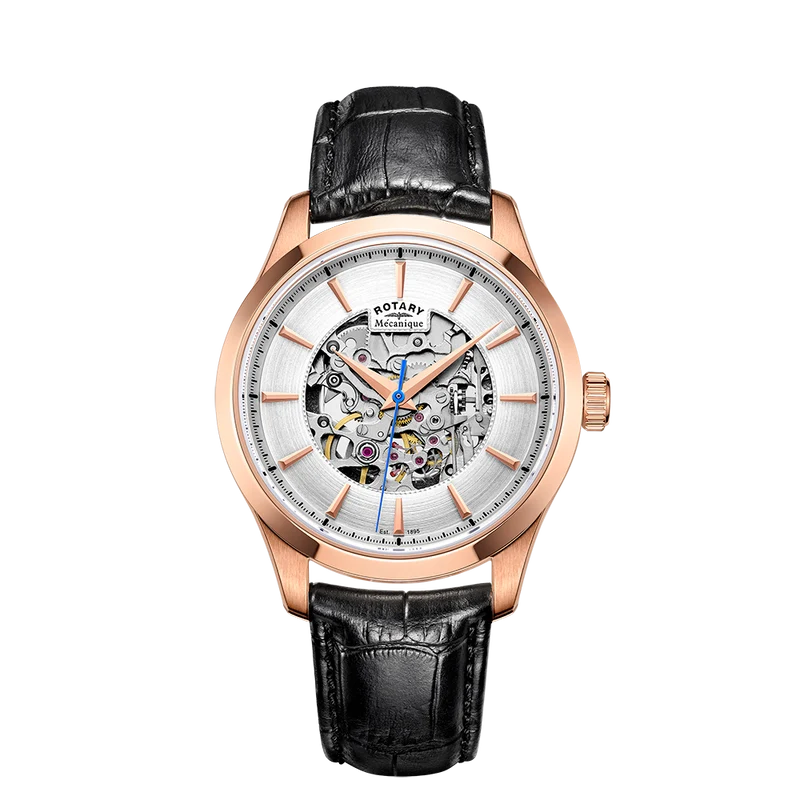 Rotary Mecanique Skeleton Automatic Watch - GS05036/06
