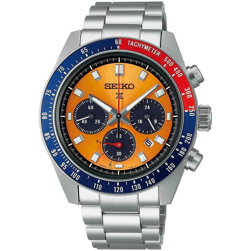 Reloj Seiko Prospex Speedtimer Solar Chronograph de primera generación, modelo Inspire Pogue SBDL117 para hombre