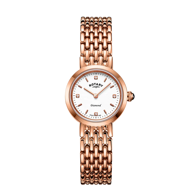 Rotary Traditional Diamond Set Watch - LB00901/70/D