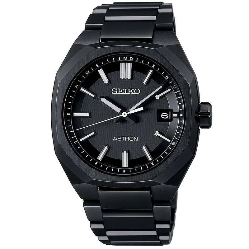 Reloj solar radiocontrolado Seiko Astron Nexter 3rd SBXY083 para hombre en titanio negro