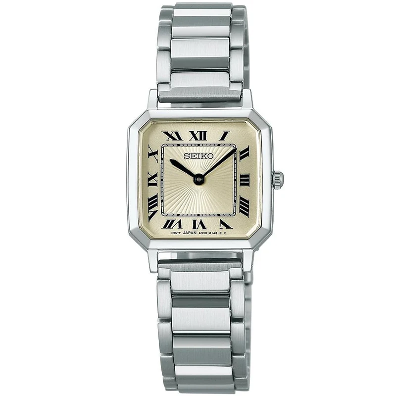 Reloj de mujer SEIKO SELECTION SSEH015 JDM nano・universe Quartz color oro champán