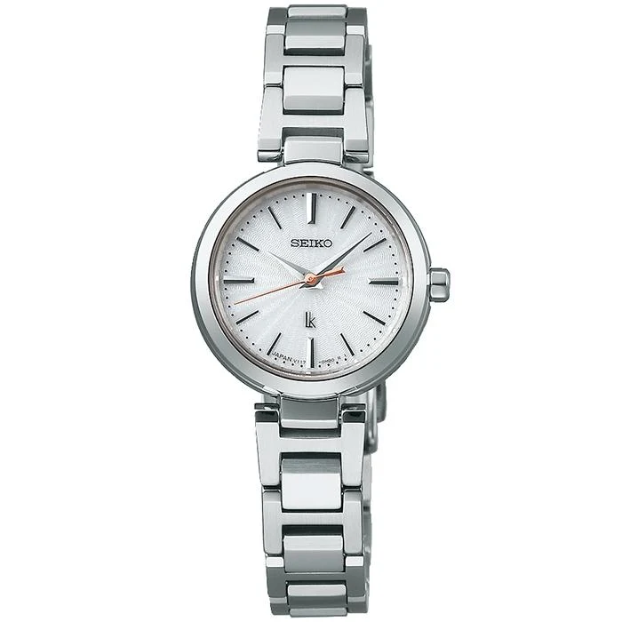 Reloj Seiko Lukia I Collection Mini Solar SSVR139 para mujer, solar, plateado, compacto