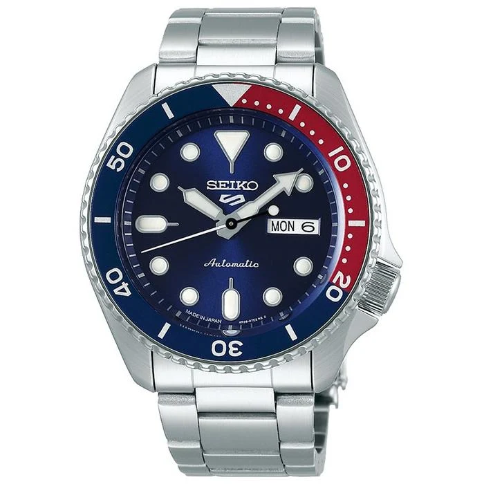 Reloj automático SEIKO 5 Sports SBSA003 azul con fecha y día, para hombre (mercado japonés).