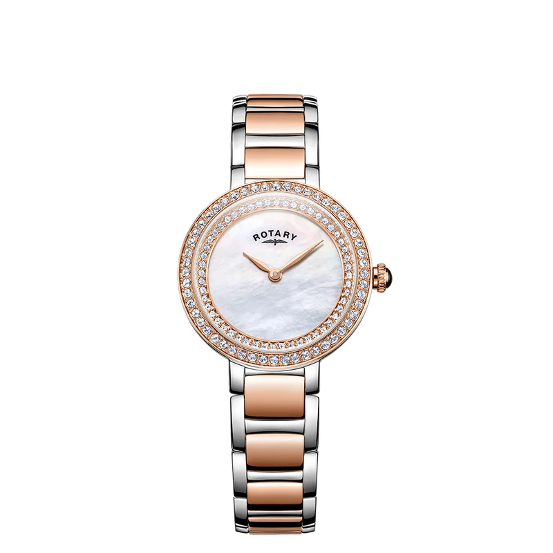 Rotary Cocktail Crystal Set Watch - LB05086/41L