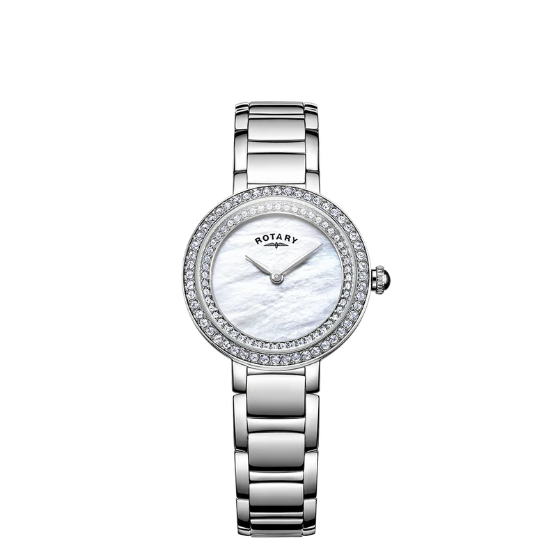 Rotary Cocktail Crystal Set Watch - LB05085/41L