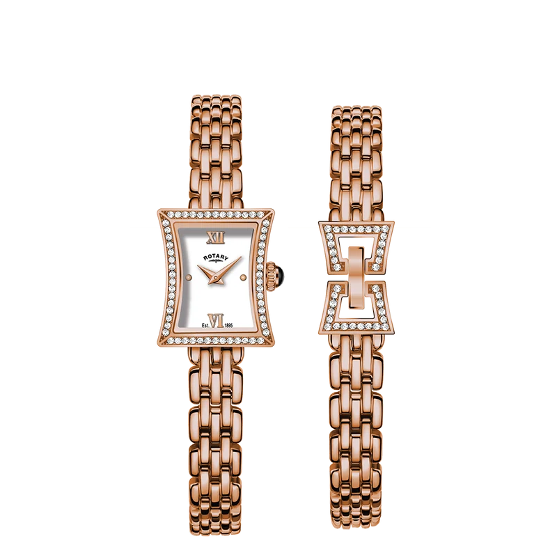 Rotary Ladies Bracelet Set Watch - LB05059/02/SET