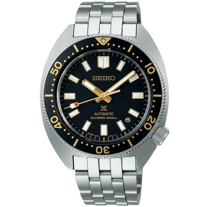 Reloj mecánico de buceo Seiko Prospex SBDC173 para hombre, negro, modelo exclusivo