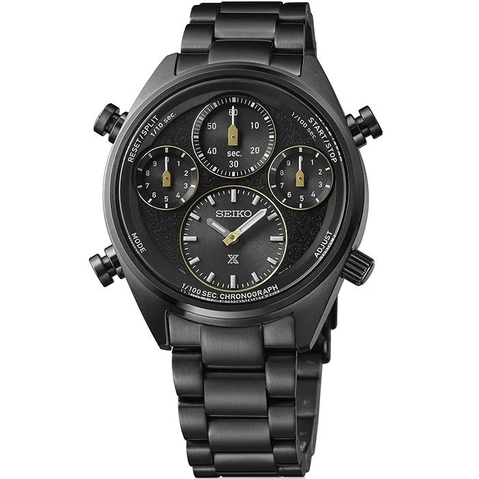Reloj de hombre SEIKO PROSPEX SPEEDTIMER SBER007 JDM con cronógrafo solar de 1/100 de segundo