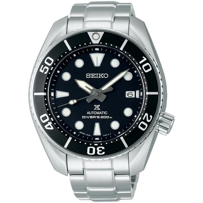 Reloj mecánico automático Seiko Prospex Sumo SBDC083 para hombre, color negro
