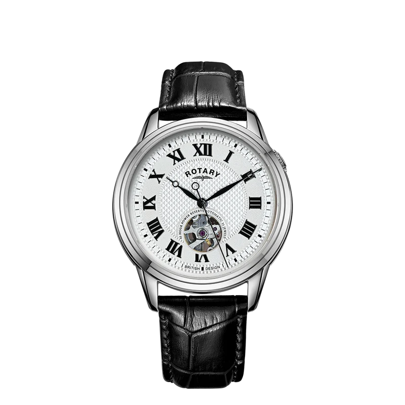 Rotary Dress Skeleton Automatic Watch - GS05365/70