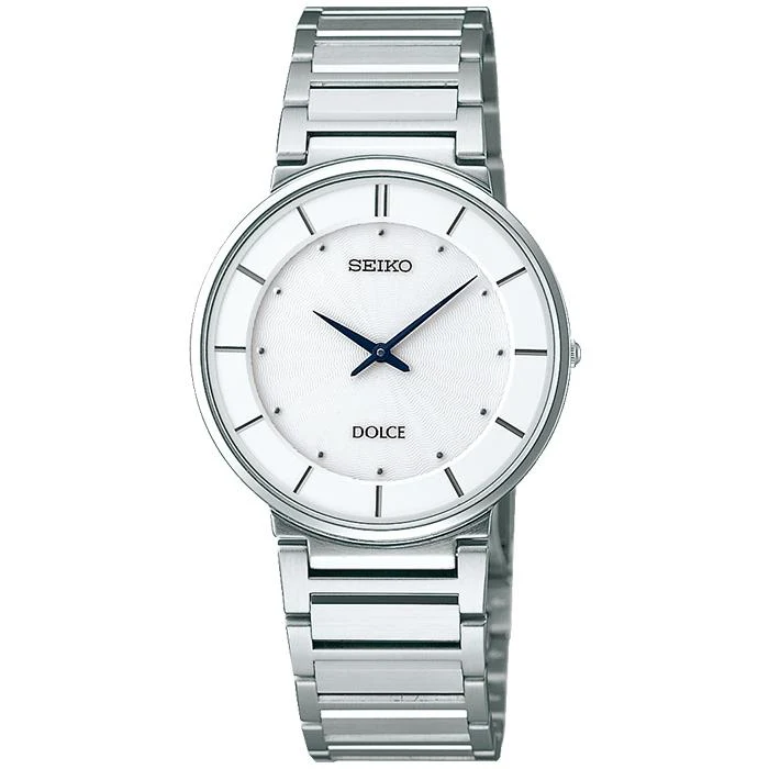 Seiko Dolce & Exceline Pair Quartz SACK015 - Reloj para hombre, color blanco