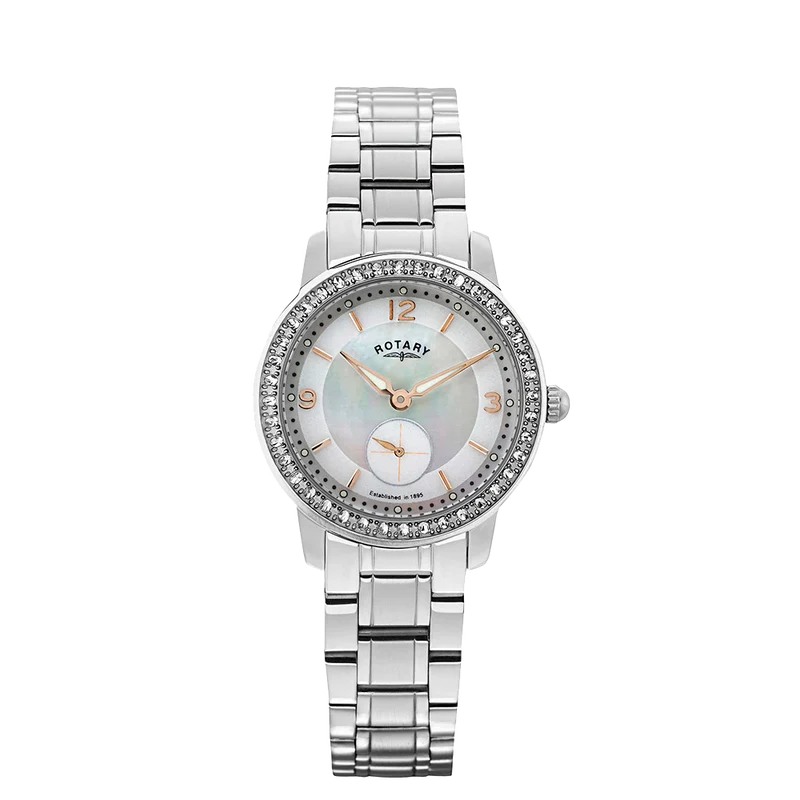 Rotary Dress Crystal Set Watch - LB02700/41