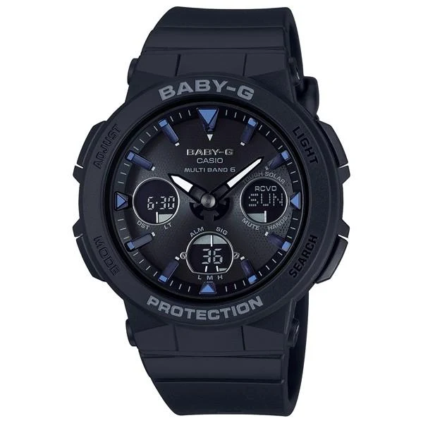Reloj para mujer BABY-G CASIO BGA-2500-1AJF con iluminación solar de neón y radiocontrol