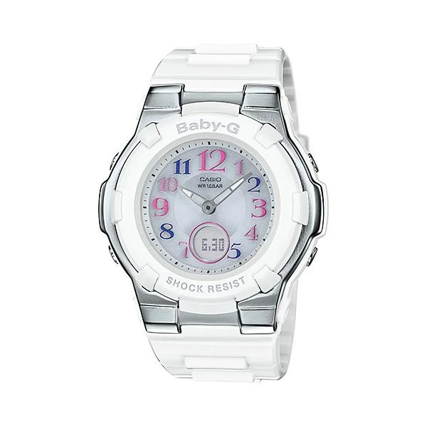 Reloj CASIO Baby-G BGA-1100GR-7BJF, elegante, bonito y deportivo, color blanco