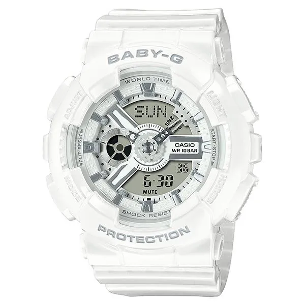 Reloj CASIO Baby-G blanco para mujer BA-110X-7A3JF