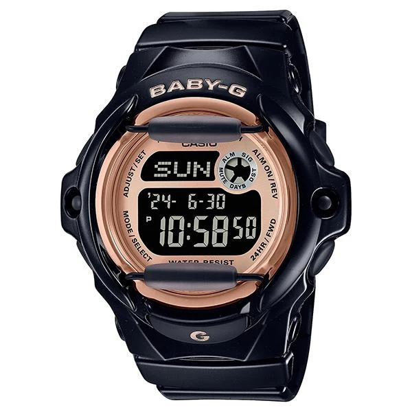 Reloj CASIO Baby-G BG-169UG-1JF con protector frontal negro para mujer