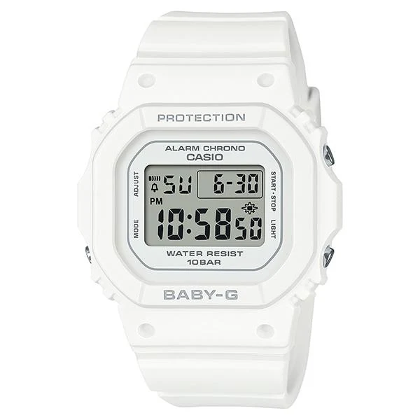Reloj CASIO BABY-G 565 Series blanco para mujer BGD-565U-7JF
