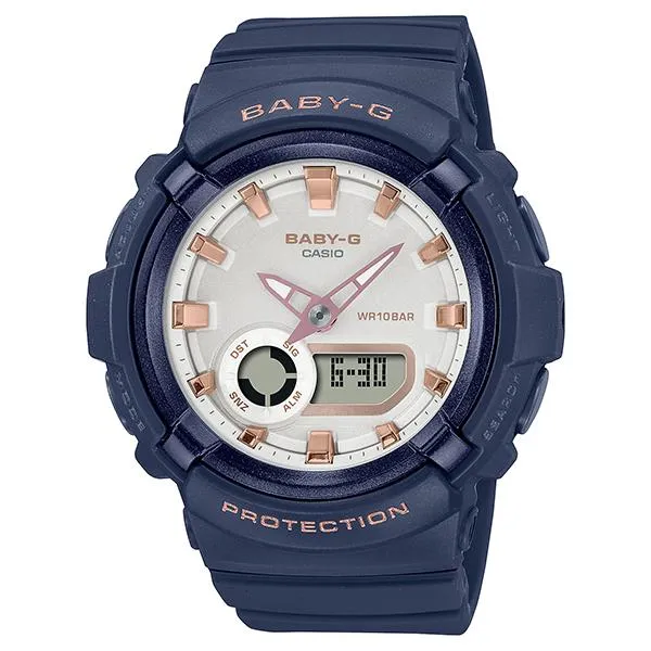 Reloj CASIO Baby-G con detalles metálicos mate para mujer BGA-280BA-2AJF