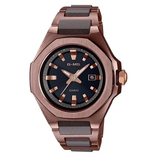 Reloj CASIO G-MS BABY-G MSG-W350CG-5AJF con bisel octogonal para mujer