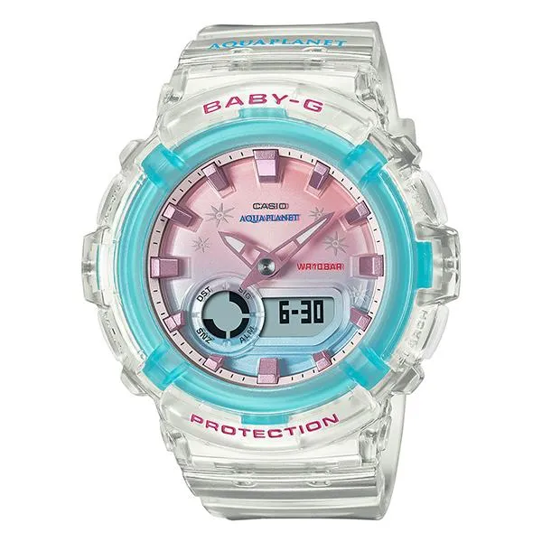 Reloj CASIO Baby-G AQUA PLANET Tie-Up para mujer BGA-280AP-7AJR