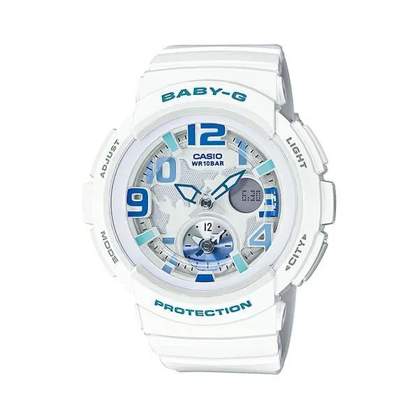 Reloj digital CASIO Baby-G BGA-190-7BJF blanco, elegante y bonito, deportivo, perfecto para regalar.