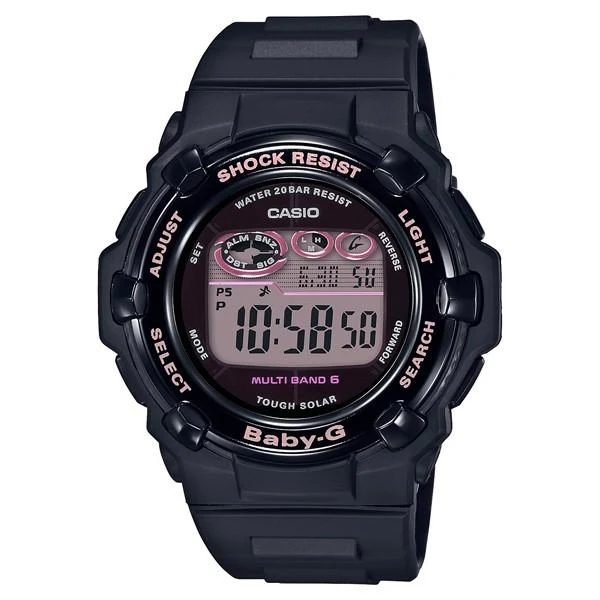 Reloj solar radiocontrolado CASIO Baby-G BGR-3000CB-1JF para mujer