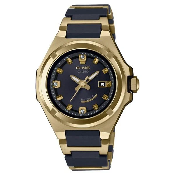 Reloj solar radiocontrolado CASIO Baby-G MSG-W325CGD-1AJR con hora mundial para mujer