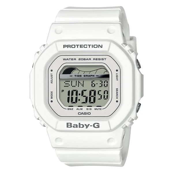 Reloj CASIO BLX-560-7JF BABY-G Tide Graph para mujer, color blanco