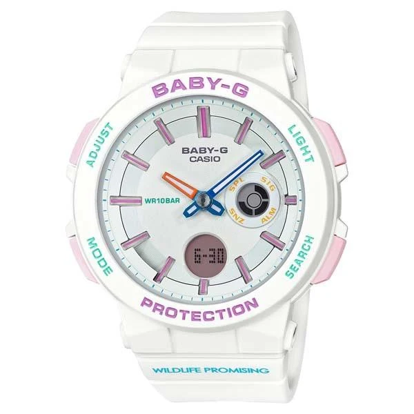 BA-255WLP-7AJR Baby-G Reloj Casio con iluminación de neón para mujer