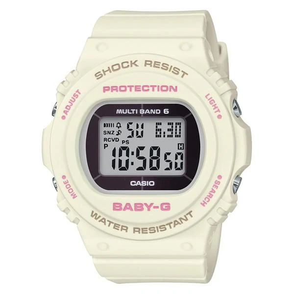 Reloj solar radiocontrolado CASIO BGD-5700-7JF BABY-G para mujer