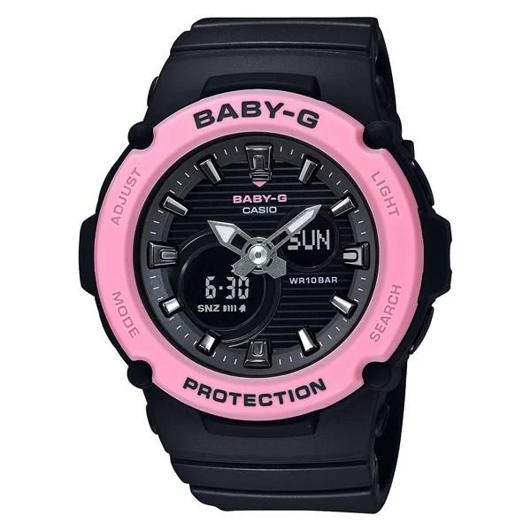 Reloj CASIO BGA-270-1AJF BABY-G Beach Scene rosa para mujer