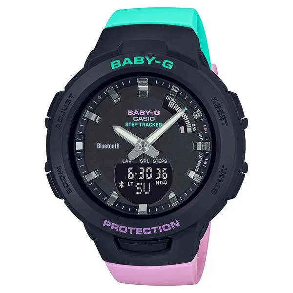 Reloj CASIO G-SQUAD para mujer BSA-B100MT-1AJF Baby-G