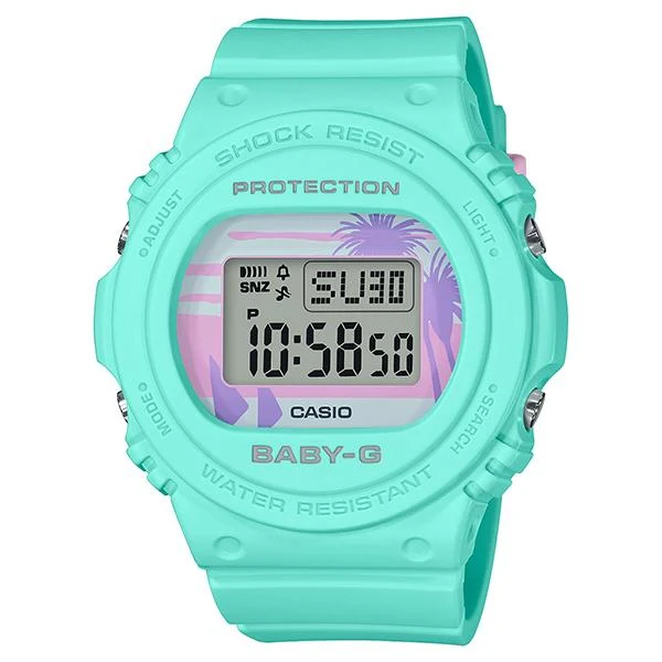 Reloj CASIO Baby-G Beach Colors azul pastel para mujer BGD-570BC-3JF