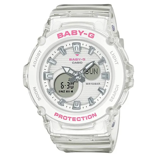 Reloj CASIO Baby-G BGA-270S-7AJF blanco esquelético para mujer